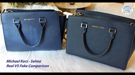 real michael kors vs fake|michael kors bag original.